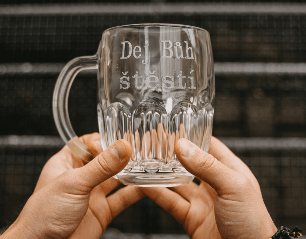 Absolventský půllitr na památku